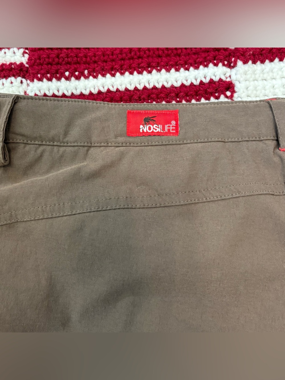 Like New Craghoppers Women's Nosilife Insect Shield Trousers, Sz 16, Brown Pants - Picture 5 of 16